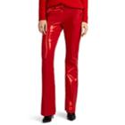Pt01 Women's Cotton-blend Lam Flared Pants - Red