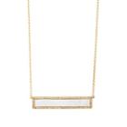 Jennifer Meyer Women's Bar Pendant Necklace - Gold