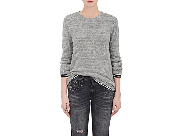 R13 Women's Distressed Cashmere Sweater