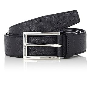 Prada Men's Saffiano Leather Belt - Black