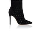 Gianvito Rossi Women's Tyler Studded Suede Ankle Booties