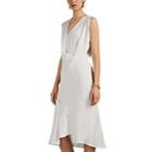 Zero + Maria Cornejo Women's Sarah Slub-twill Dress - White