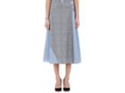 Gauchere Women's Checked Wool Midi-skirt