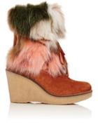 Mr And Mrs Italy Women's Fur-trim Ankle Boots