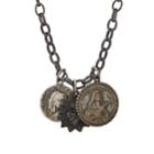 Miracle Icons Men's Vintage-icon Necklace - Silver
