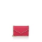 Valentino Garavani Women's Rockstud Leather Chain Wallet - Pink
