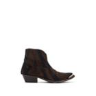 Golden Goose Women's Young Tiger-print Cow Hair-on-hide Ankle Boots - Brown