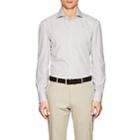 Cifonelli Men's Mlange Cotton Poplin Shirt-light Gray