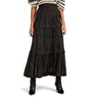 Isabel Marant Toile Women's Lineka Floral Voile Tiered Skirt - Black