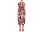 Dolce & Gabbana Women's Peony-print Silk Chiffon Dress