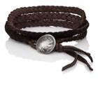 Feathered Soul Men's #indiana Wrap Bracelet-brown