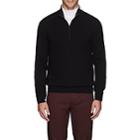 Barneys New York Men's Cashmere Half-zip Sweater-black