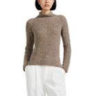 Giorgio Armani Women's Cashmere-silk Cowlneck Sweater - Brown