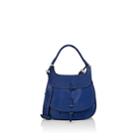 Fontana Milano 1915 Women's Chelsea Medium Leather Saddle Bag - Blue