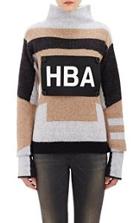 Hood By Air Logo-patch Turtleneck Sweater-multi