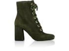 Prada Women's Lace-up Suede Ankle Boots