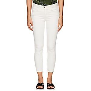 L'agence Women's Margot High-rise Skinny Jeans-white