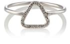 Ileana Makri Women's White Diamond Little Triangle Ring