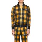Palm Angels Men's Logo-print Checked Track Jacket-yellow