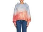 Re/done Women's Tie-dyed Distressed Cotton Oversized Hoodie