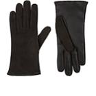 Barneys New York Men's Tech-smart Suede Gloves-gray