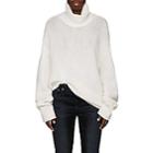 R13 Women's Cashmere Boyfriend Sweater-cream