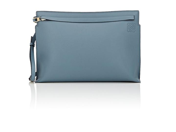 Loewe Women's T Large Leather Pouch