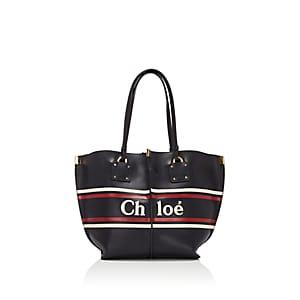 Chlo Women's Leather Tote Bag - Blue