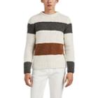 Eleventy Men's Block-striped Cashmere-blend Sweater