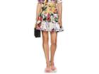 Dolce & Gabbana Women's Floral-print Cotton Tiered Miniskirt
