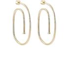 Jennifer Fisher Women's Large Pipe Hoop Earrings-gold