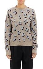 3.1 Phillip Lim Leopard Intarsia Sweater-grey