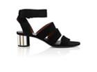 Proenza Schouler Women's Mirrored-heel Suede Sandals