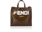 Fendi Women's Shopping Small Coated Canvas Tote Bag