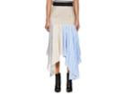 J.w.anderson Women's Hanky Striped Cotton & Silk Skirt