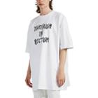 Vetements Men's Graphic Oversized Cotton T-shirt - White
