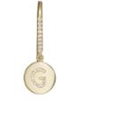 Jennifer Meyer Women's Mini-initial Disc Drop Earring - Gold