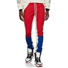 Fear Of God Men's Colorblocked Jersey Track Pants - Red