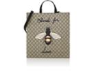Gucci Men's Bee-print Gg Supreme Tote Bag