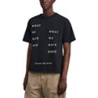 Reese Cooper Men's What We Have Seen Cotton T-shirt - Black