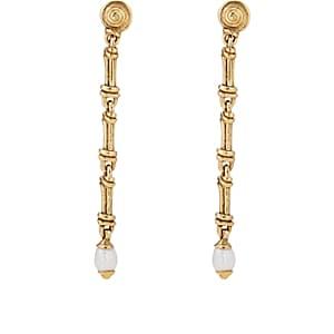 Goossens Paris Women's Pearl-embellished Drop Earrings-gold