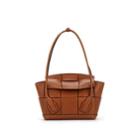Bottega Veneta Women's Arco 33 Intrecciato Small Leather Shoulder Bag - Wood