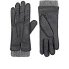 Barneys New York Women's Leather & Cashmere Gloves-gray