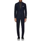 Canali Men's Impeccabile Plaid Wool Two-button Suit-navy
