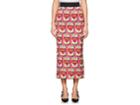 Dolce & Gabbana Women's Can Of Amore-print Stretch-silk Pencil Skirt