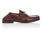 Gucci Men's Horse-bit Leather Loafers - Brown