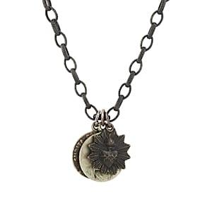 Miracle Icons Men's Vintage-icon Chain Necklace - Silver
