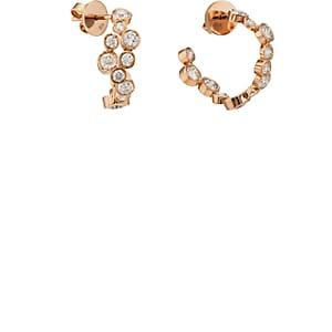 Pamela Love Fine Jewelry Women's Paillette Huggie Hoop Earrings-rose