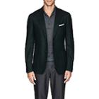 Isaia Men's Cortina Wool-blend Hopsack Two-button Sportcoat-green