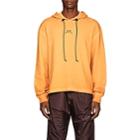 A-cold-wall* Men's Logo Cotton Terry Hoodie - Yellow